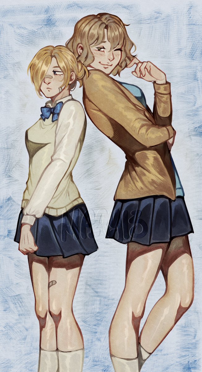 La_maryd13's tweet photo. The roomies😙
 #shingekinokyojin #aot #annieleonhart 
#hitchdreyse https://t.co/xYPAgrvfmP