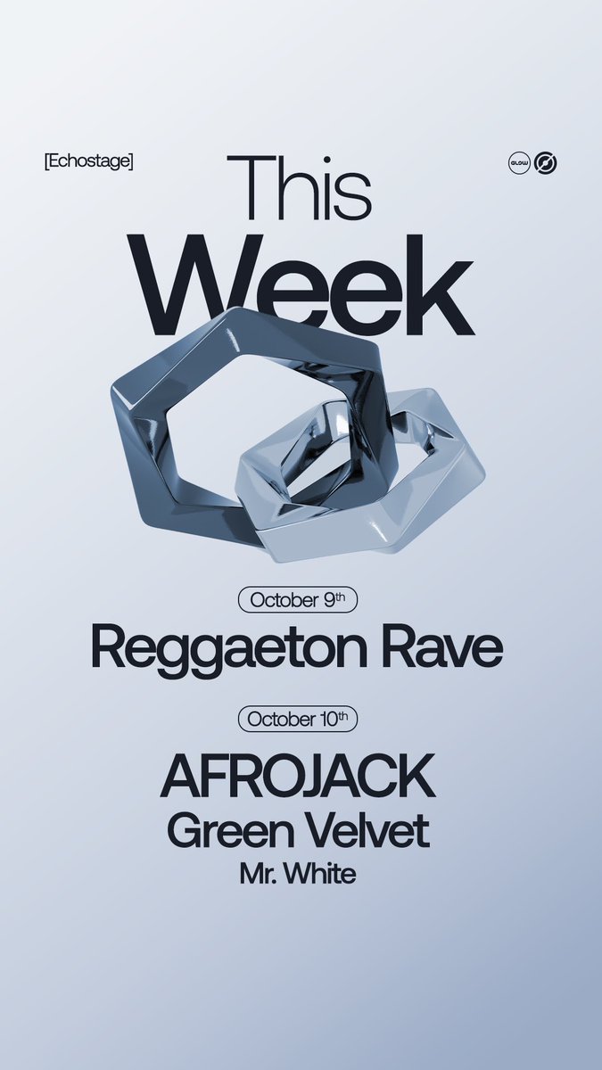 ClubGlow's tweet photo. This week at Echostage: 

For all tickets: 

https://t.co/bi8bvF9kYy https://t.co/LWvWZ7IDsE