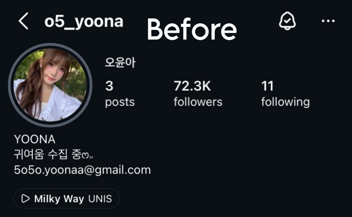 San_leoz's tweet photo. Yoona has deleted her business email from her insta bio. Has she been scouted already 👀👀
#UNIS #YOONA #오윤아 https://t.co/k9BReFPK8S