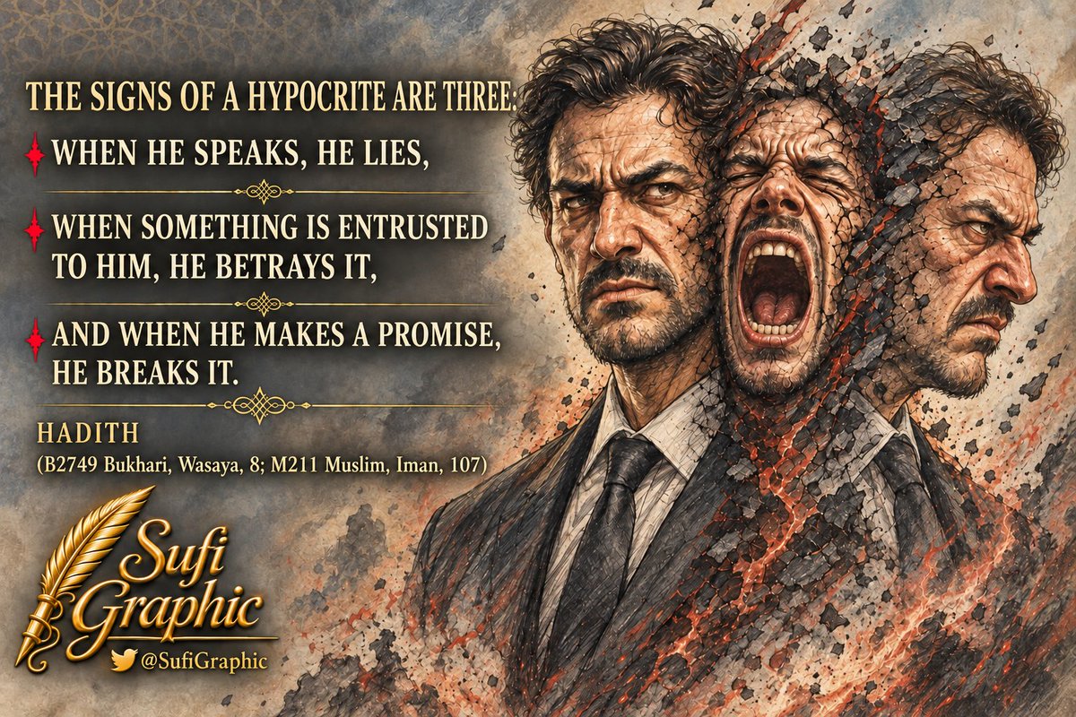SufiGraphic's tweet photo. #Hypocrite #Hypocrisy #Lie #Trust #Betrayal #Word #Trust #Hadith #Islam #Faith #WiseQuotes #QuotesWithImages HYPOCRITE: LIAR / BETRAYER / TURNCOAT https://t.co/eQ9dVPBXXi