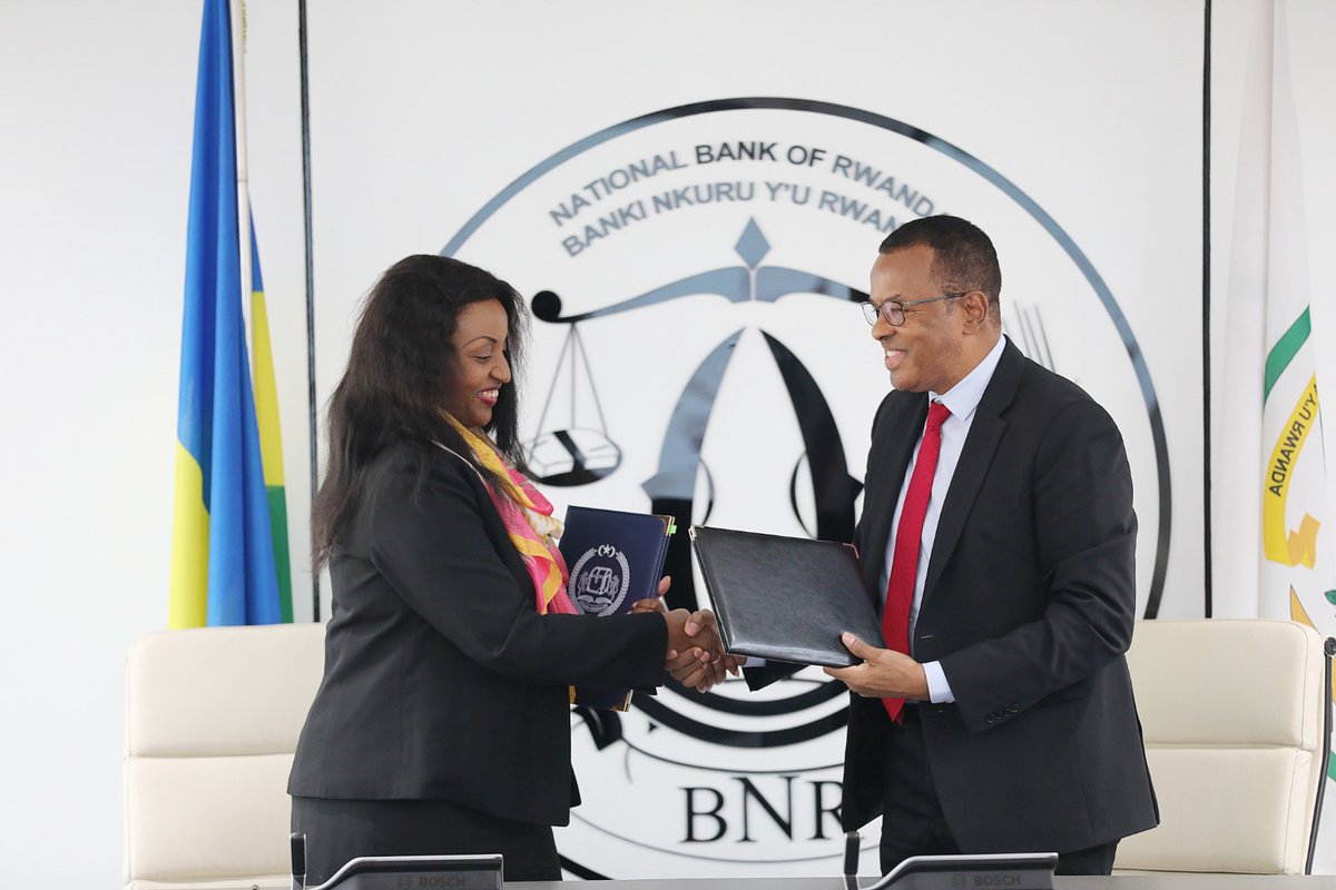 CentralBankSo's tweet photo. Today, the Central Bank of Somalia (@CentralBankSo) and the National Bank of Rwanda (@CentralBankRw) signed a Memorandum of Understanding in the presence of the CBS Board of Directors, strengthening our institutional partnership.

The MoU provides a framework for cooperation in four priority areas:
•Digital innovation and central bank modernisation.
•Financial integrity and AML/CFT compliance.
•Regulatory and supervisory frameworks.
•Knowledge sharing through staff training, study visits and peer-to-peer exchanges.

This partnership reflects our shared commitment to stronger institutions and resilient, trusted financial systems. It will help CBS deepen its expertise and advance Somalia’s financial sector reforms.

We thank Governor Soraya Munyana Hakuziyaremye (@SorayaMHlive ) and the National Bank of Rwanda for their partnership and look forward to translating this agreement into practical cooperation and tangible benefits for both institutions.

#Somalia #Rwanda #CentralBankRw #CentralBanking #FinancialStability #DigitalFinance