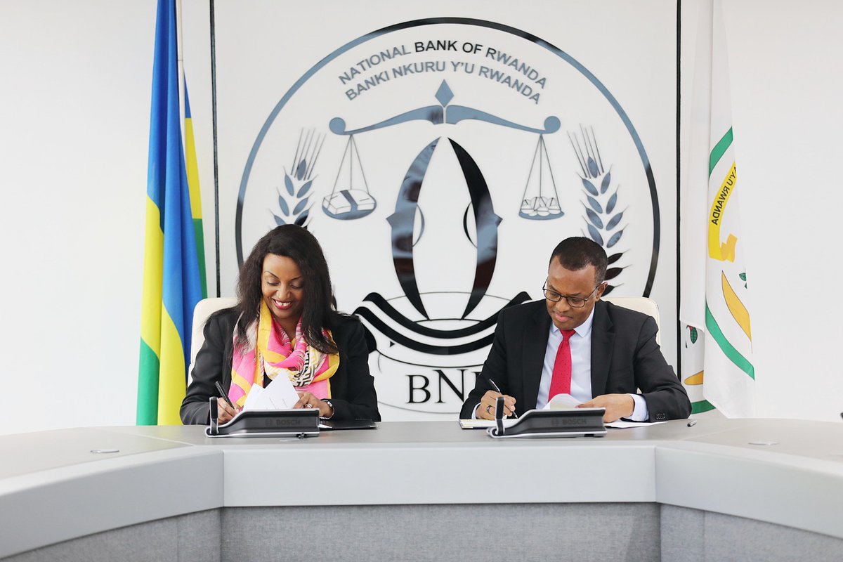 CentralBankSo's tweet photo. Today, the Central Bank of Somalia (@CentralBankSo) and the National Bank of Rwanda (@CentralBankRw) signed a Memorandum of Understanding in the presence of the CBS Board of Directors, strengthening our institutional partnership.

The MoU provides a framework for cooperation in four priority areas:
•Digital innovation and central bank modernisation.
•Financial integrity and AML/CFT compliance.
•Regulatory and supervisory frameworks.
•Knowledge sharing through staff training, study visits and peer-to-peer exchanges.

This partnership reflects our shared commitment to stronger institutions and resilient, trusted financial systems. It will help CBS deepen its expertise and advance Somalia’s financial sector reforms.

We thank Governor Soraya Munyana Hakuziyaremye (@SorayaMHlive ) and the National Bank of Rwanda for their partnership and look forward to translating this agreement into practical cooperation and tangible benefits for both institutions.

#Somalia #Rwanda #CentralBankRw #CentralBanking #FinancialStability #DigitalFinance