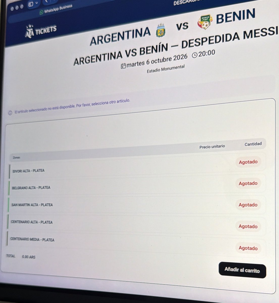 soyargentaok's tweet photo. De todo corazón @afa, Afa Tickets, Deportick y @tapiachiqui pueden irse bien a la re puta madre que los remil parió. Manga de larvas chupasangre de Messi. 

Larguen las entradas que tienen los reventa. Soretes mal cagados. https://t.co/S8kCeu67a1