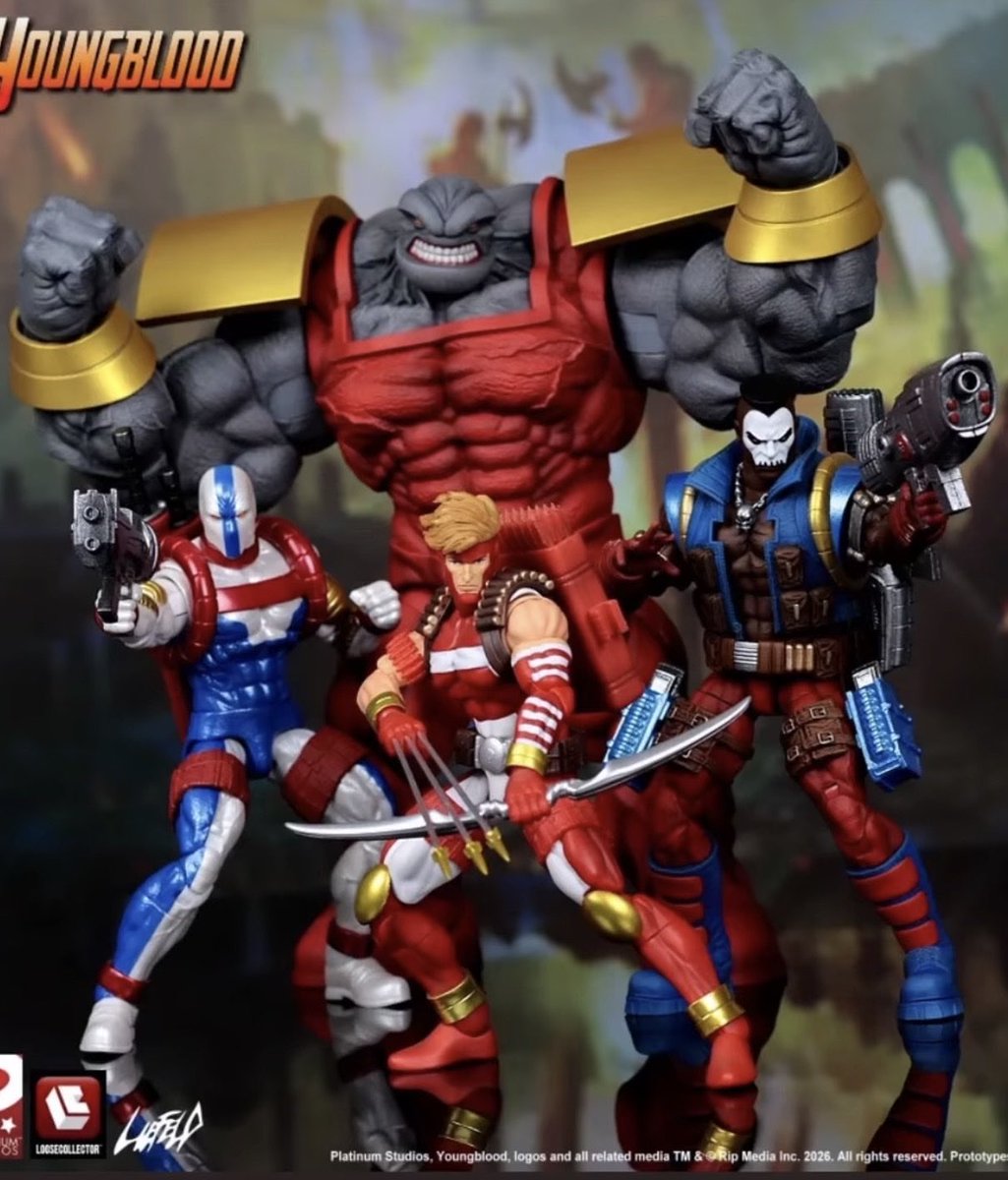 robertliefeld's tweet photo. Youngblood will return in 2027. We sold 600,000 copies of Youngblood, introduced toys, an artist edition, new trades. We have crazy, great plans and will definitely look to continue to raise the bar, we are just getting started! https://t.co/FEHdHaqSZm