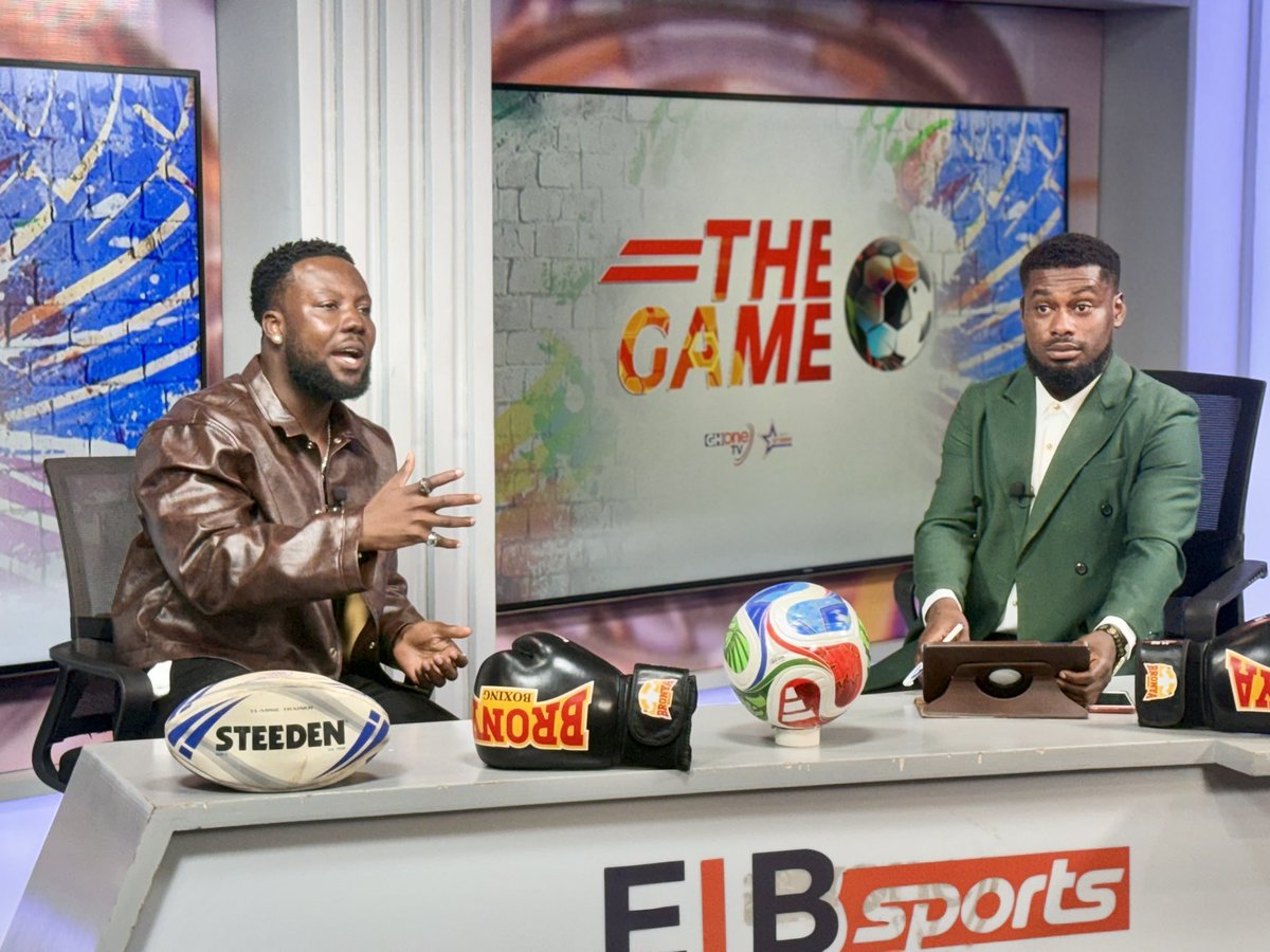 KojoManuel's tweet photo. Earlier on @ghonetv with Philip Dadzie on #TheGame https://t.co/hcjpOYCuRo