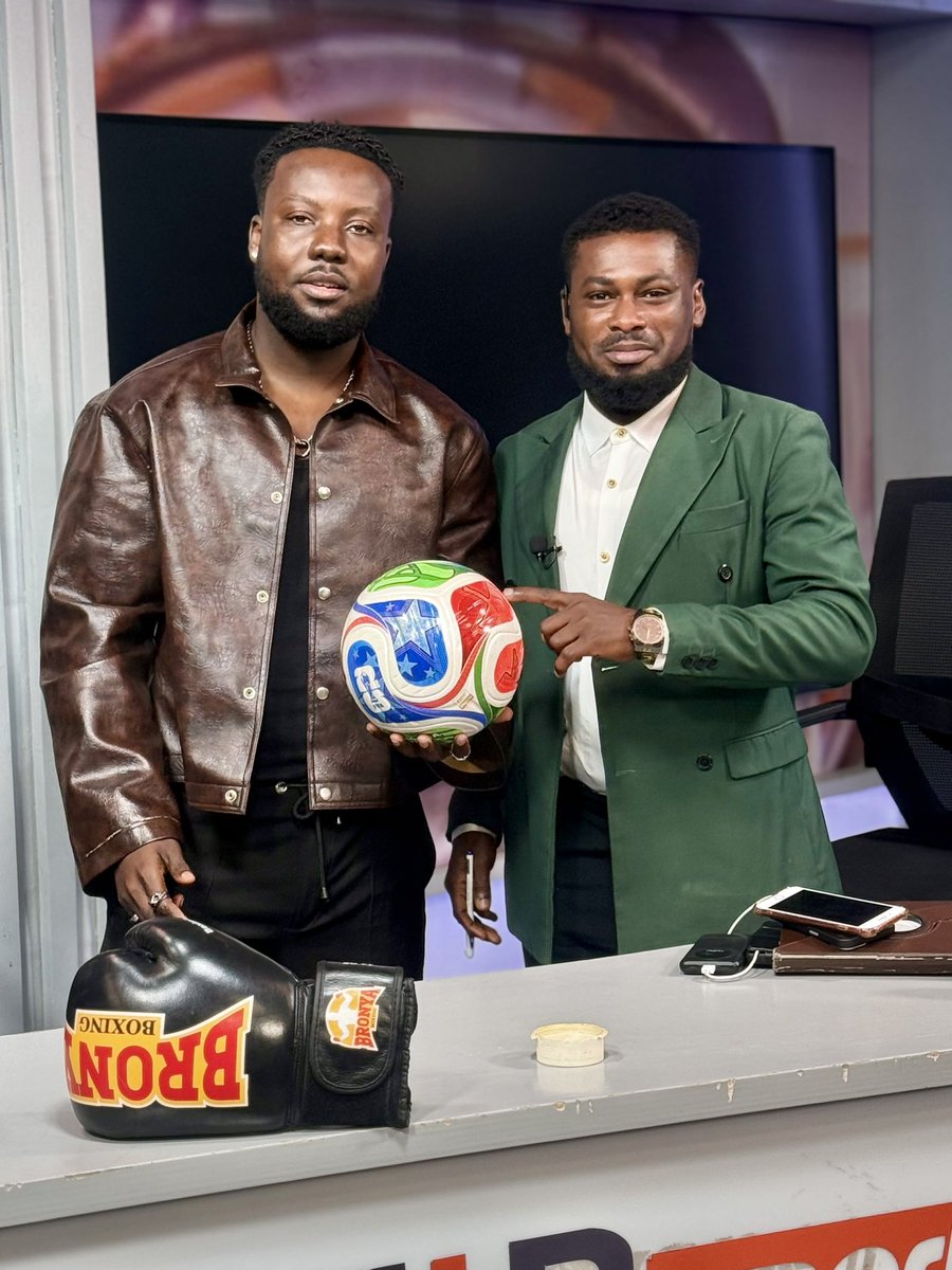 KojoManuel's tweet photo. Earlier on @ghonetv with Philip Dadzie on #TheGame https://t.co/hcjpOYCuRo