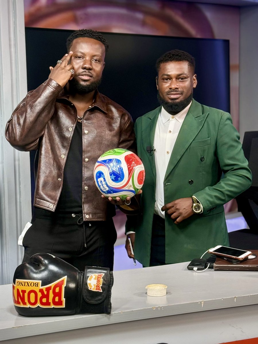 KojoManuel's tweet photo. Earlier on @ghonetv with Philip Dadzie on #TheGame https://t.co/hcjpOYCuRo
