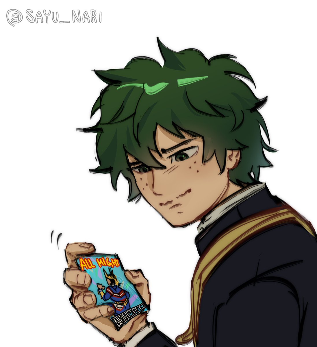 sayu_nari's tweet photo. So… Angst-tober middle school izuku comic, anyone…? #mha #deku https://t.co/euMfPcOv6u