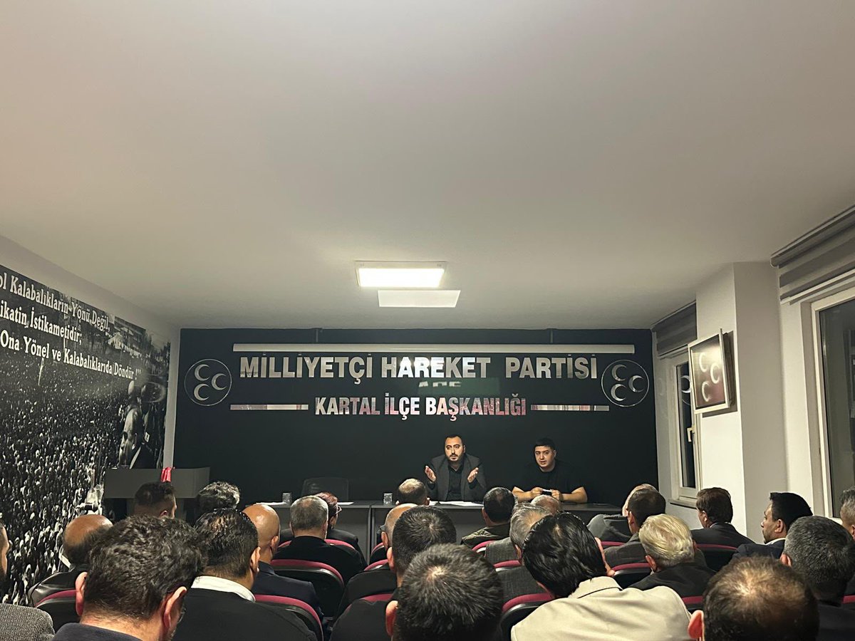 MHP_KartalIlce's tweet photo. 05.10.2026 - Yönetim Kurulu Toplantımız, İlçe Başkanımız Sn. Ersin Uzunkaya’nın başkanlığında gerçekleştirildi. https://t.co/B8X4SGm42W