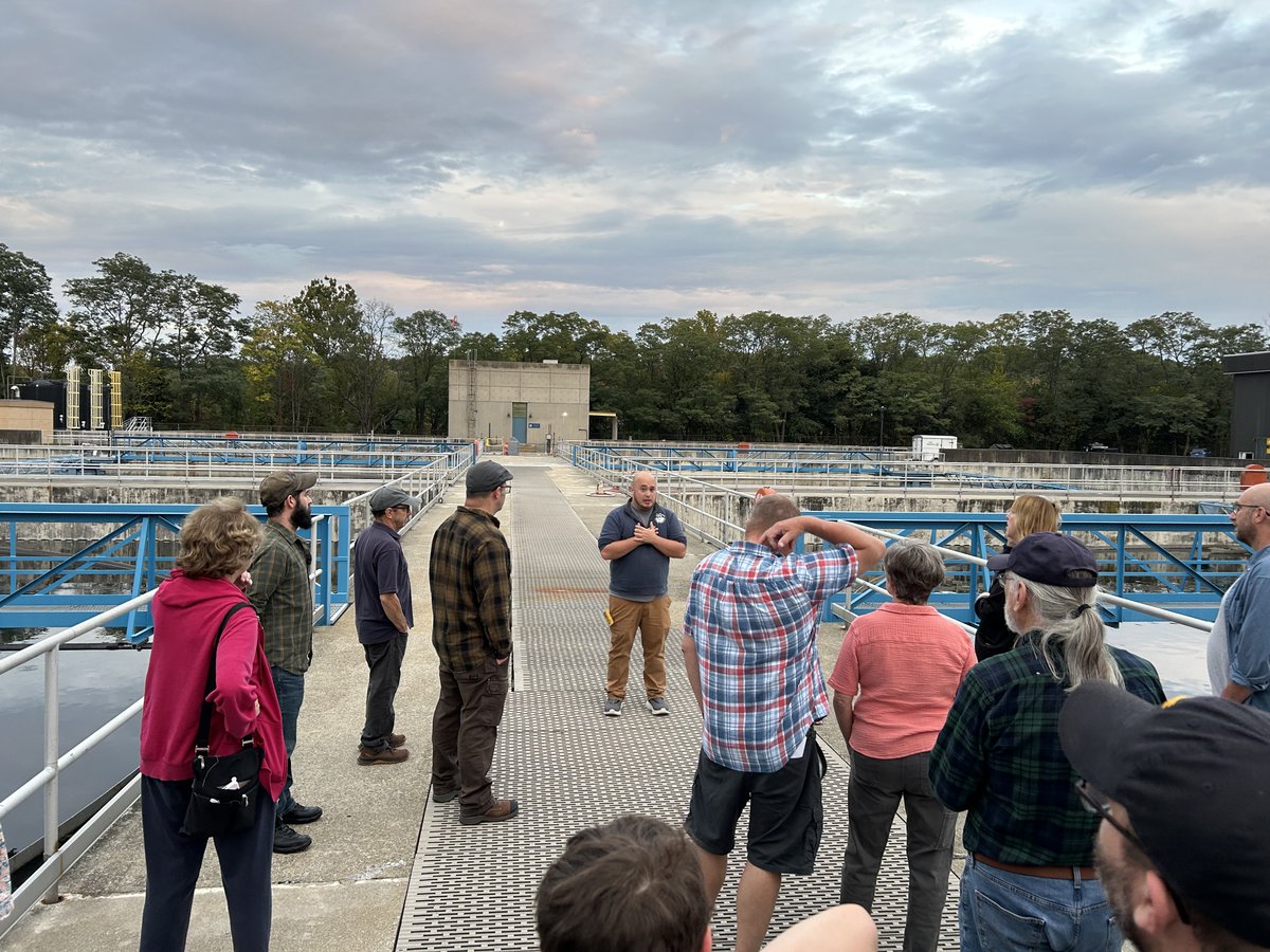 CityofLowellMA's tweet photo. Huge thanks to everyone who toured the Duck Island Wastewater Treatment Facility with us!
We loved walking through the treatment process, answering questions, and showcasing the work Lowell Water &amp; Sewer Utility does 24/7 to safeguard public health and protect the Merrimack River https://t.co/L0VZFpwtTs