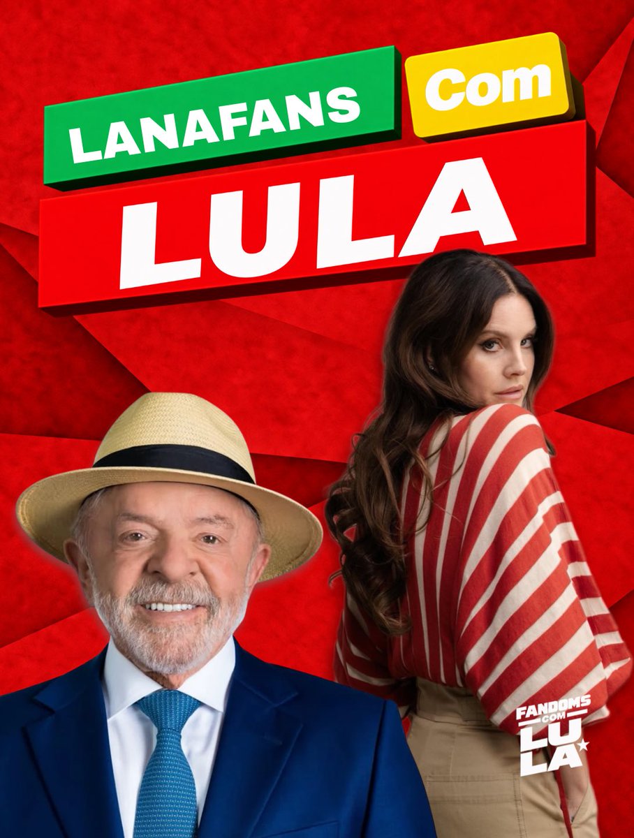 DelAcervo's tweet photo. NÃO NOS CALAREMOS, LUTAR PELA DEMOCRACIA É UM DIREITO NOSSO!

Convidamos todos os Lanafans a usar a tag #FandomsComLula!

SEGUNDO TURNO É LULA ⭐️ https://t.co/pK5ETjUPOh