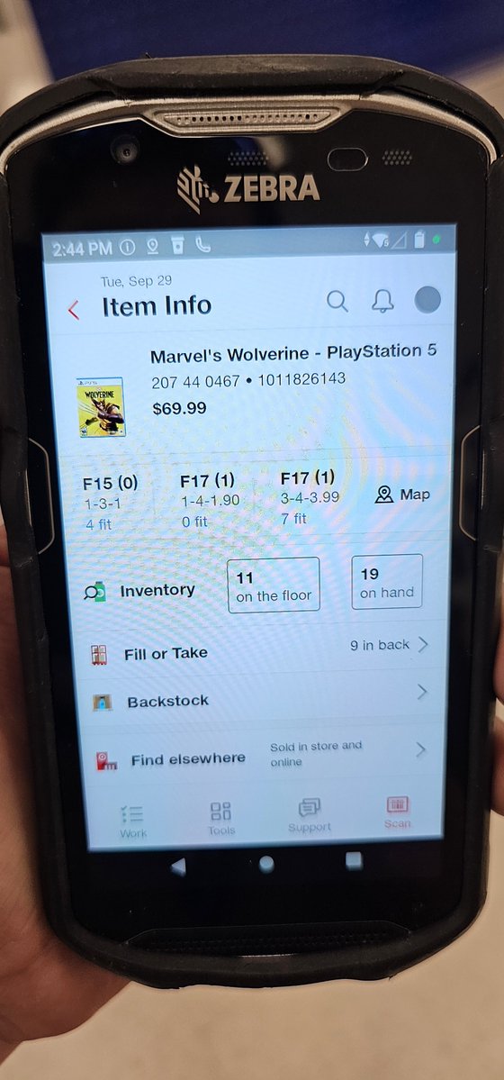 EXEcutionare's tweet photo. Nice try bud, I cover several Target stores for my 3rd party agency and I've seen stacks of copies in every single one of them. I've even checked the inventory counts on the Zebra devices and I get the feeling that the game isn't selling. https://t.co/MznsNfMiLl