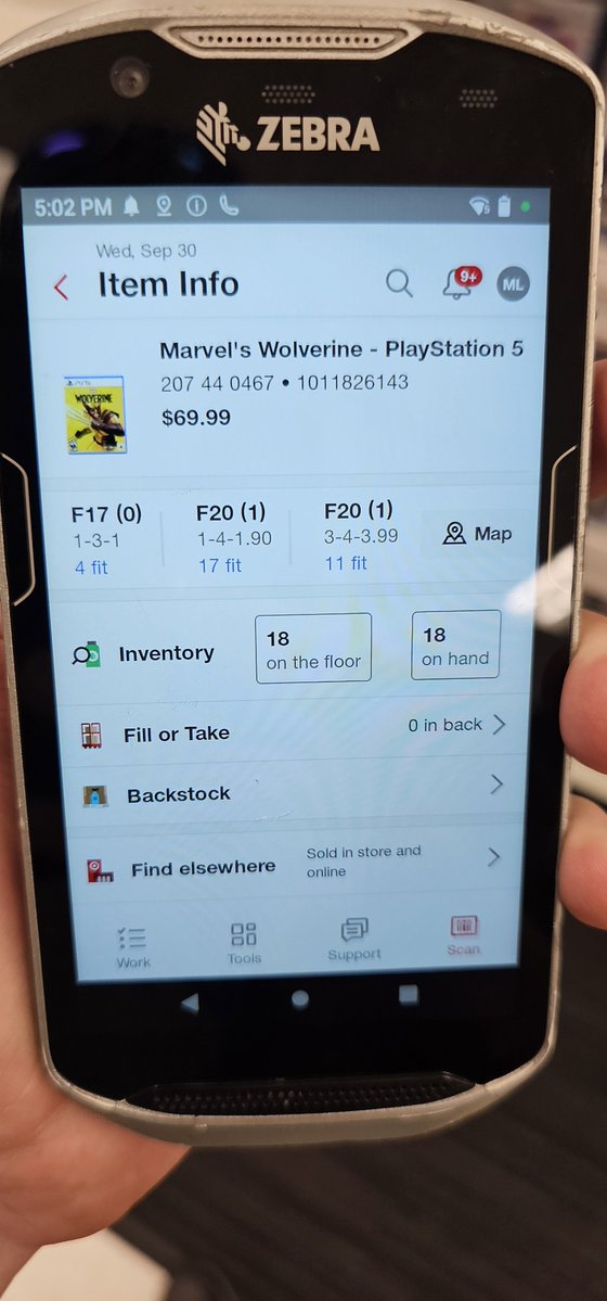 EXEcutionare's tweet photo. Nice try bud, I cover several Target stores for my 3rd party agency and I've seen stacks of copies in every single one of them. I've even checked the inventory counts on the Zebra devices and I get the feeling that the game isn't selling. https://t.co/MznsNfMiLl