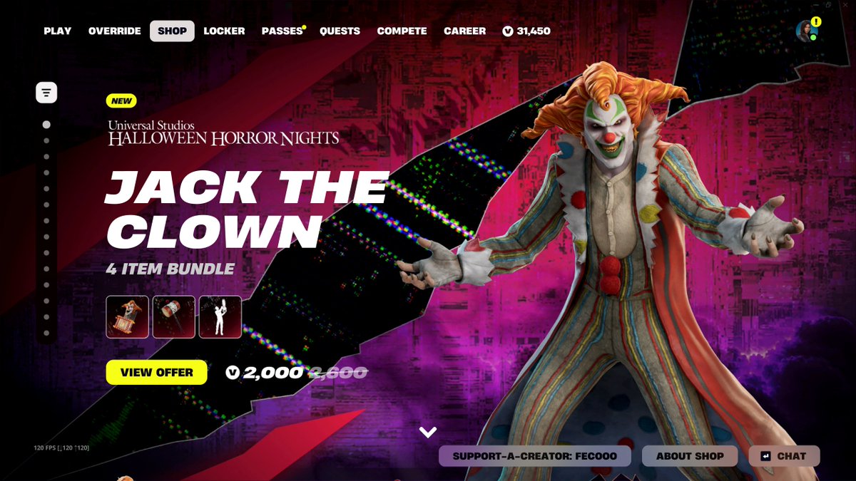 Fecooo_'s tweet photo. Jack the Clown is now available!

Use Code "Fecooo" to support me! (#ad) ❤️ https://t.co/5MwJy2OiNI