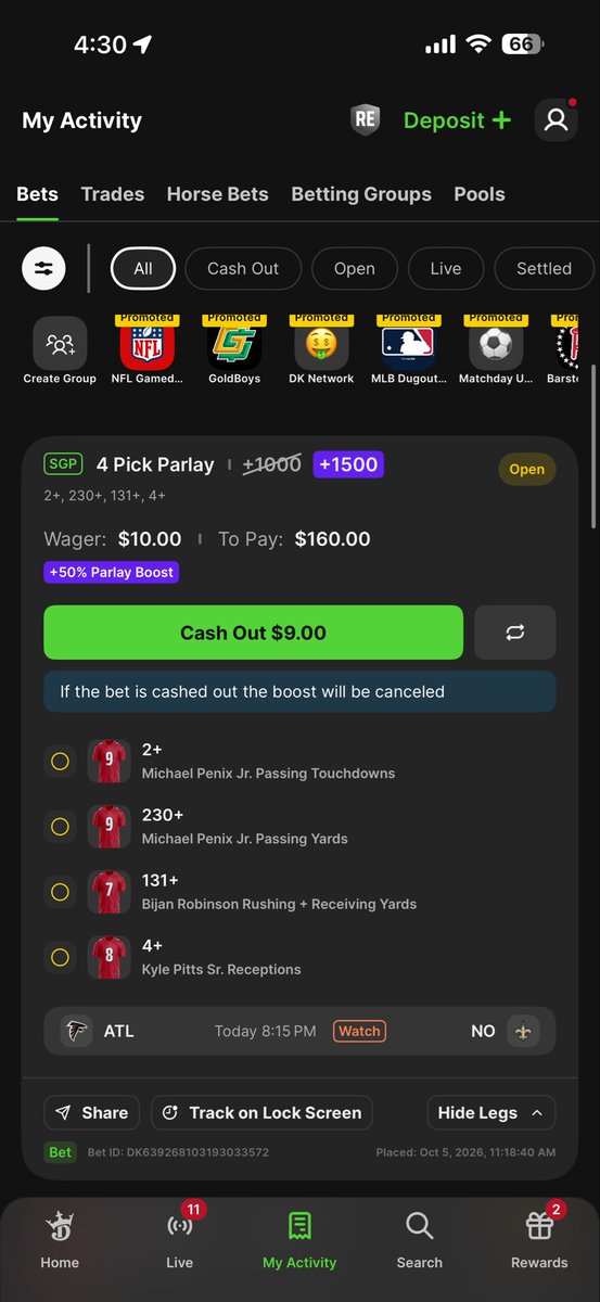 Dartvader613's tweet photo. let’s make money @DartLeek https://t.co/JKHXLQYiCd