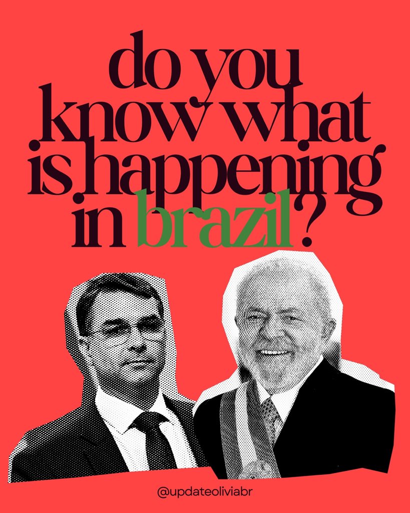 saintdemie's tweet photo. DO YOU KNOW WHAT IS HAPPENING IN BRAZIL? 🇧🇷

if you’re outside Brazil, here’s some context: Brazil is heading into a critical second round, after more than 30 million people abstained from voting and millions more cast blank or null ballots in the first round.

fascism has no place here, and it should have no place anywhere.

sharing these resources to take the conversation beyond our borders. please read, share and help spread the word. silence is not neutral when democracy is at stake.