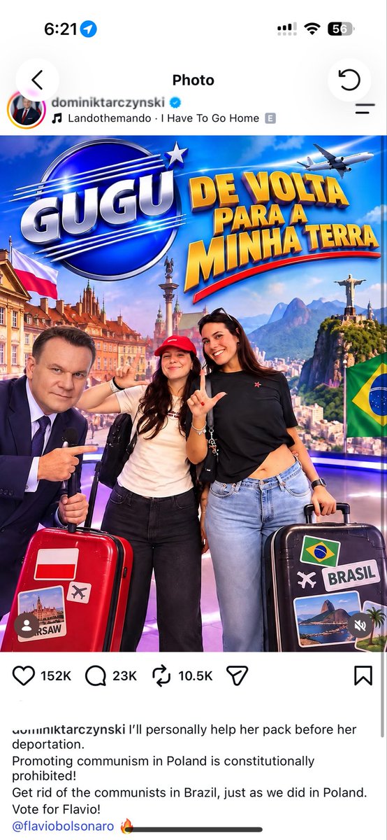 lt28dreams's tweet photo. @mulhercrocante tem até no instagram pq ela fez símbolo comunista na polônia https://t.co/hI1GSFns65
