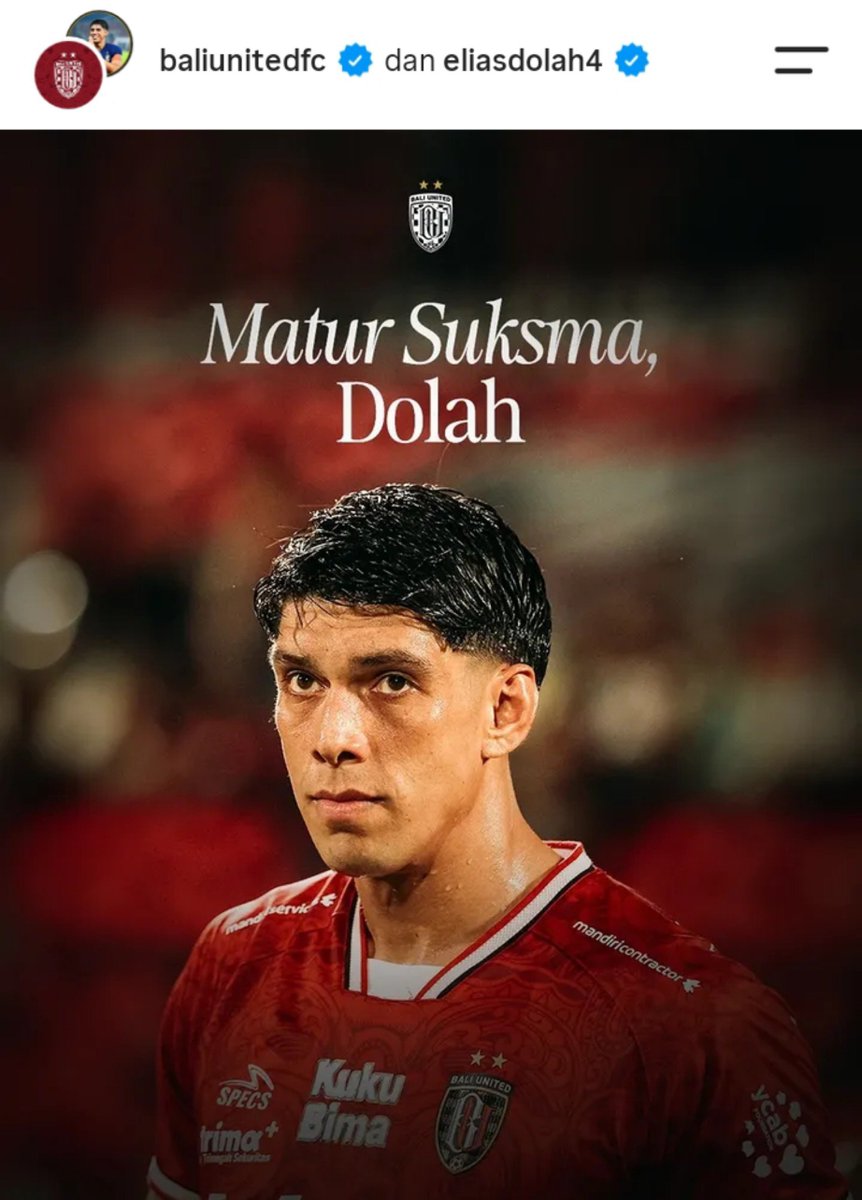 IndosFC's tweet photo. Eks penggawa Timnas Tailan, 🇹🇭Elias Dolah (33/DF) melalui instagram pribadinya 😅😅😅😅

Sebagai pengingat nama Elias Dolah pernah bermain di Indonesia bersama BALI UNITED. https://t.co/hSCFkBLYqo