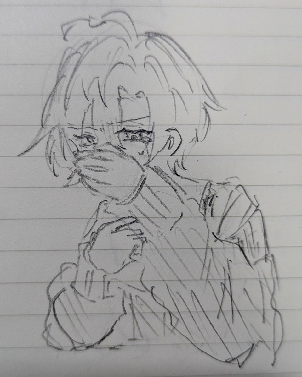 FkHA3qjEmML7u6u's tweet photo. 何で泣くんだ🎼は…？となった
解釈磨きます!!!!!!
（デジタルに起こす時間無かったためアナログ）
※3枚目体調不良描写あり https://t.co/8dd2fgEnYb