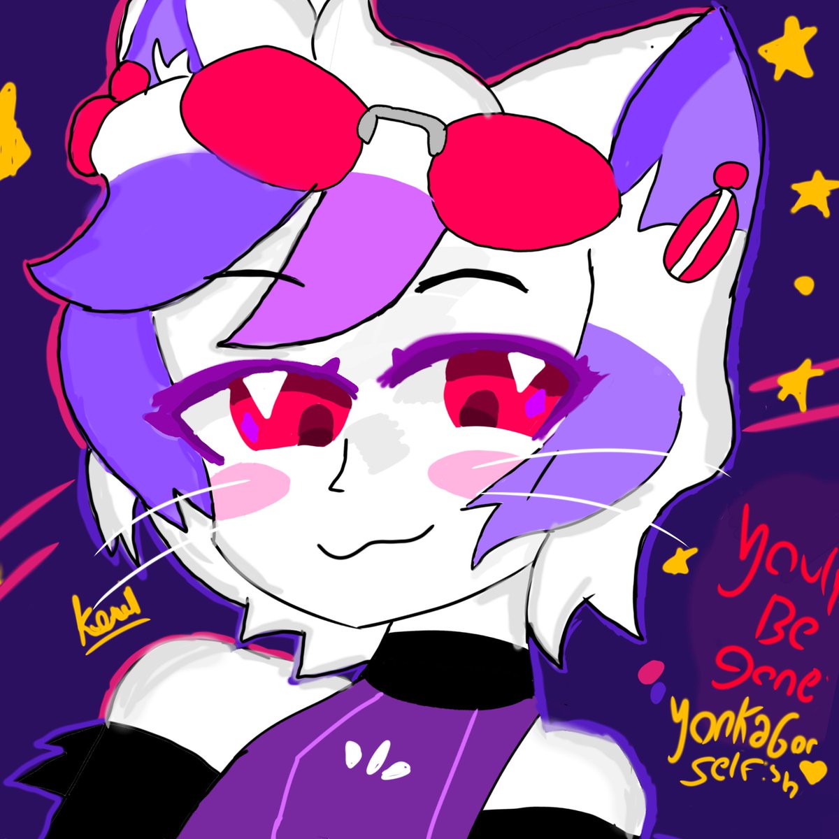 Wenosdias8's tweet photo. Selfish - yonkagor
My first fan art! 😭❤
Sorry, I almost never draw in digitally... 
#yonkagor
#yonkagorfanart https://t.co/F67i8PhQMB