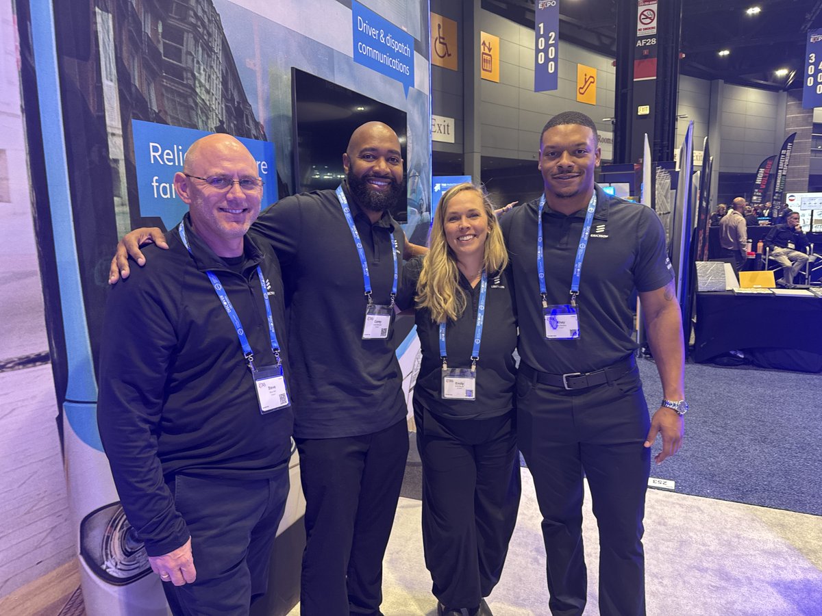 EricssonEnt's tweet photo. Great conversations, great team and plenty more ahead this week at APTA in Chicago. Come talk transit connectivity with us! Booth 253. https://t.co/yoiXemo1iD
