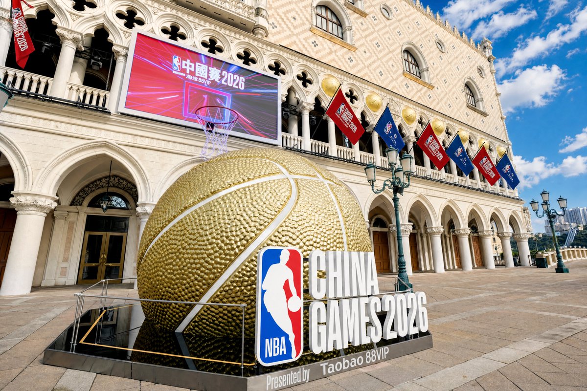 SoyCalebTJ's tweet photo. The NBA is back in China this week. Still through Macao.

Mavs vs. Rockets, Oct 9 and 11 at the Venetian Arena—Flagg and Irving on one side, Durant and Sengun on the other. Presented by Taobao 88VIP. Co-sponsors include Alibaba Cloud, Ant International, AWS, Mengniu, Nike, Tissot. Courtside tops out at MOP 24,888. Free NBA House, fan day, and community week wrap the series (Oct 7–11).

Second straight year in Macao after the league’s return. Houston’s release still name-checks drafting Yao Ming in 2002.

American league. Chinese tech and dairy writing the checks. Gateway: Macao, not the mainland.