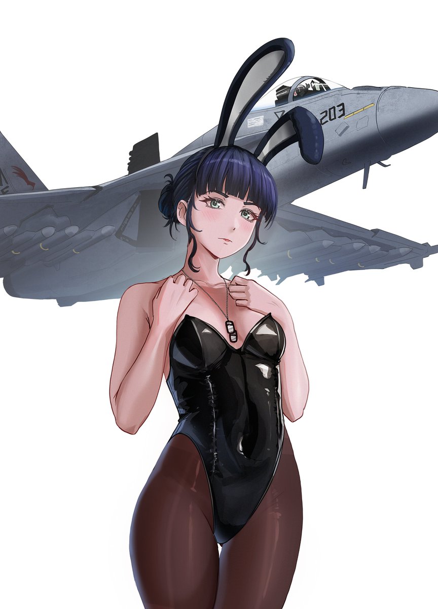 haonfest's tweet photo. ace combat Kate in a bunny suit https://t.co/5IwPgFJKr4