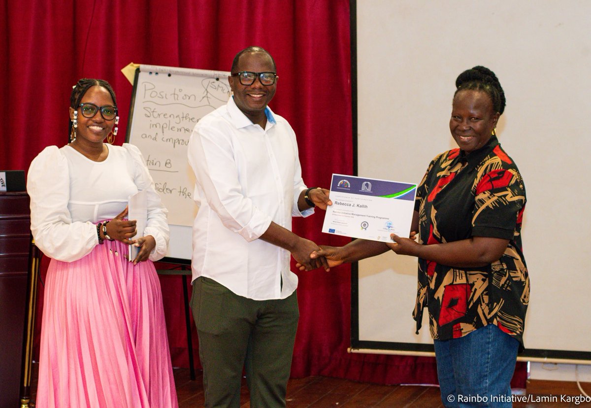 Danket2's tweet photo. Last week, Rainbo Initiative’s Senior Leadership Team successfully completed an intensive Management and Leadership Training.

Having benefited from a similar training in Rwanda, I felt it was important to cascade the knowledge and experience to our leadership team. https://t.co/pkOl9yZ5dt