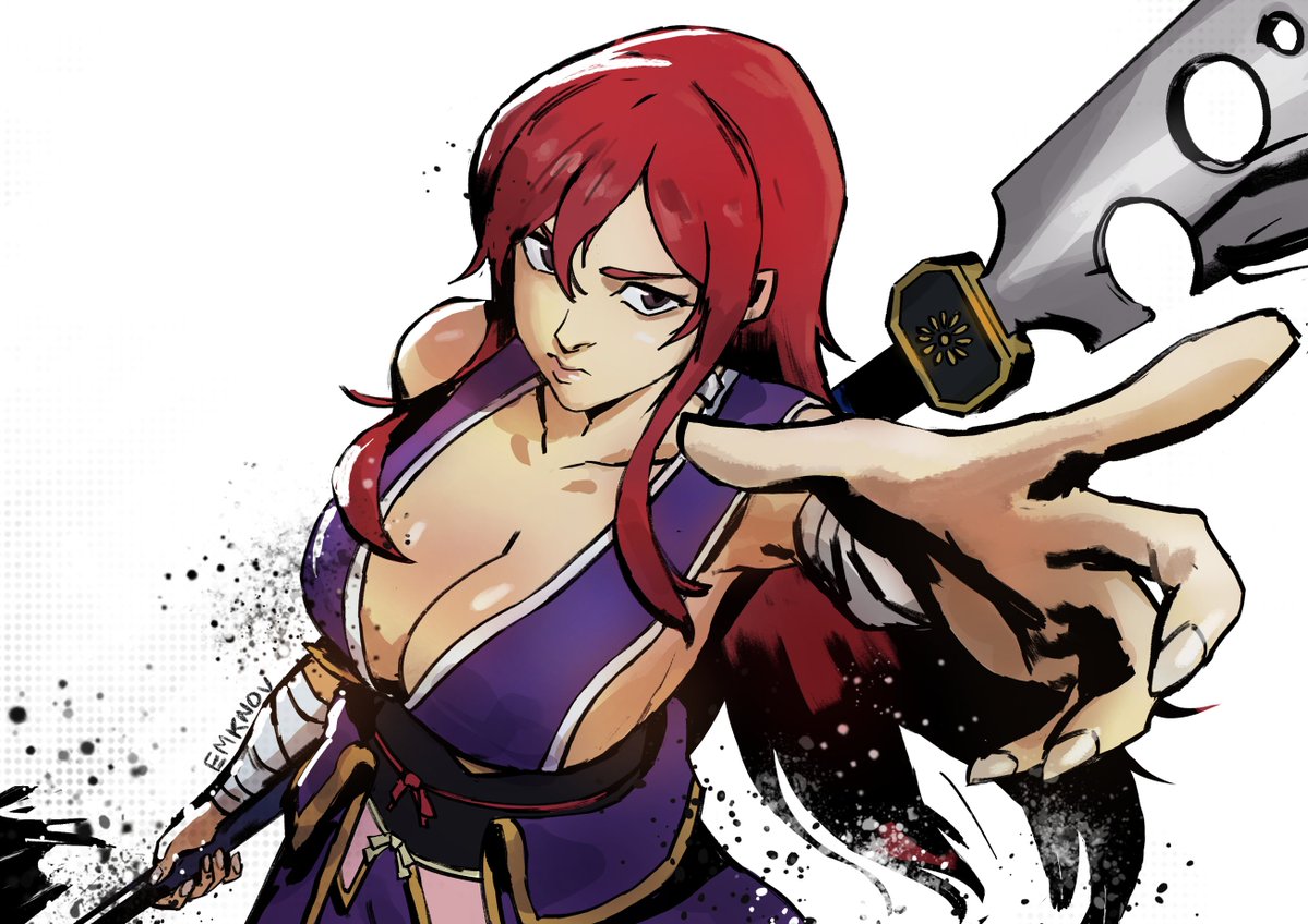 emknov's tweet photo. Erza Scarlet

#arttrober2026 #fairytail #rkgk https://t.co/Esg3v0XWZw