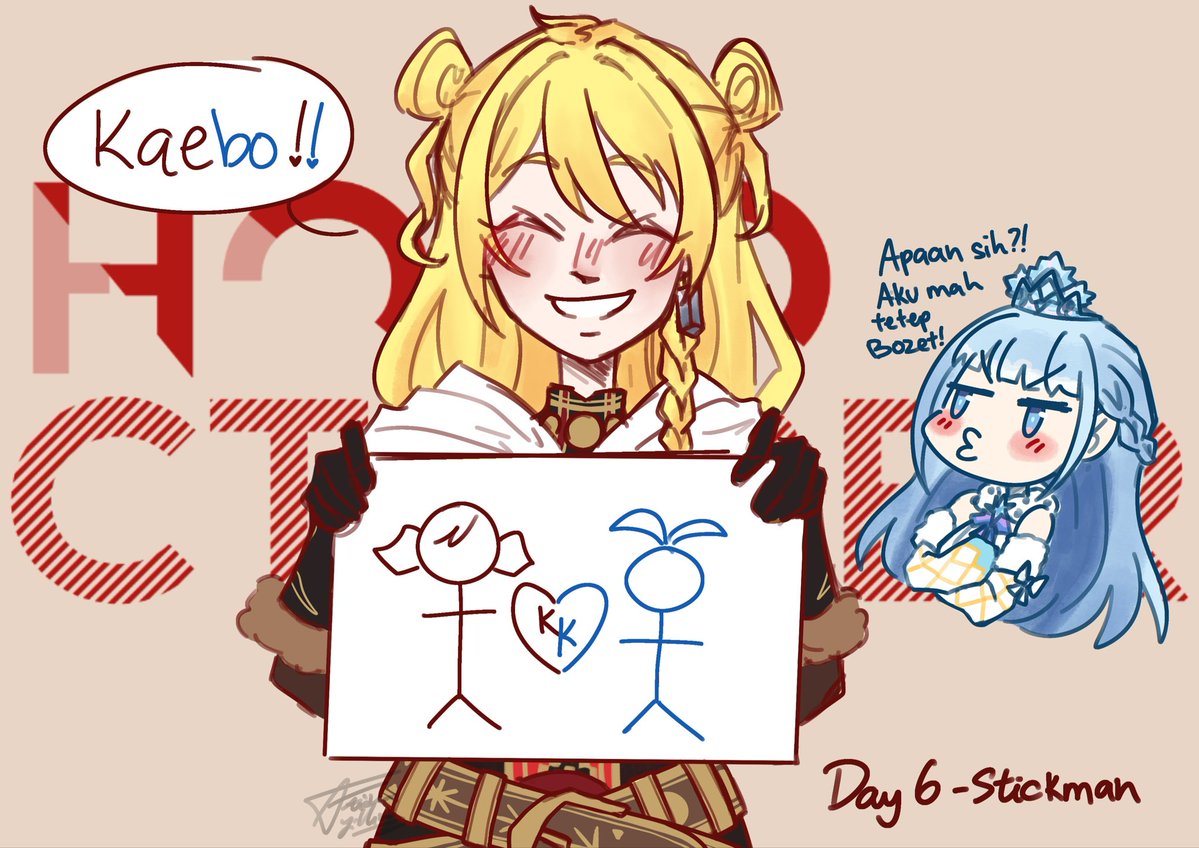 9aidenf's tweet photo. #holoctober day 6 another stickman for #kaebo ❤️💙 https://t.co/6GDP1skvHA