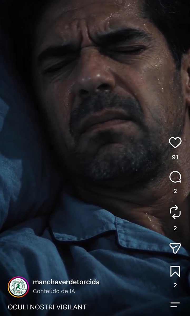 mmurilodias's tweet photo. 🚨🚨🚨

A Mancha Alviverde acaba de postar um vídeo com a seguinte legenda: “Oculi nostri vigilant”. Em tradução: “Nossos olhos estão vigiando”.

No vídeo, Abel Ferreira parece estar tendo um pesadelo.

Além disso, a data de amanhã com o horário do meio dia. https://t.co/qetFQyQgmI
