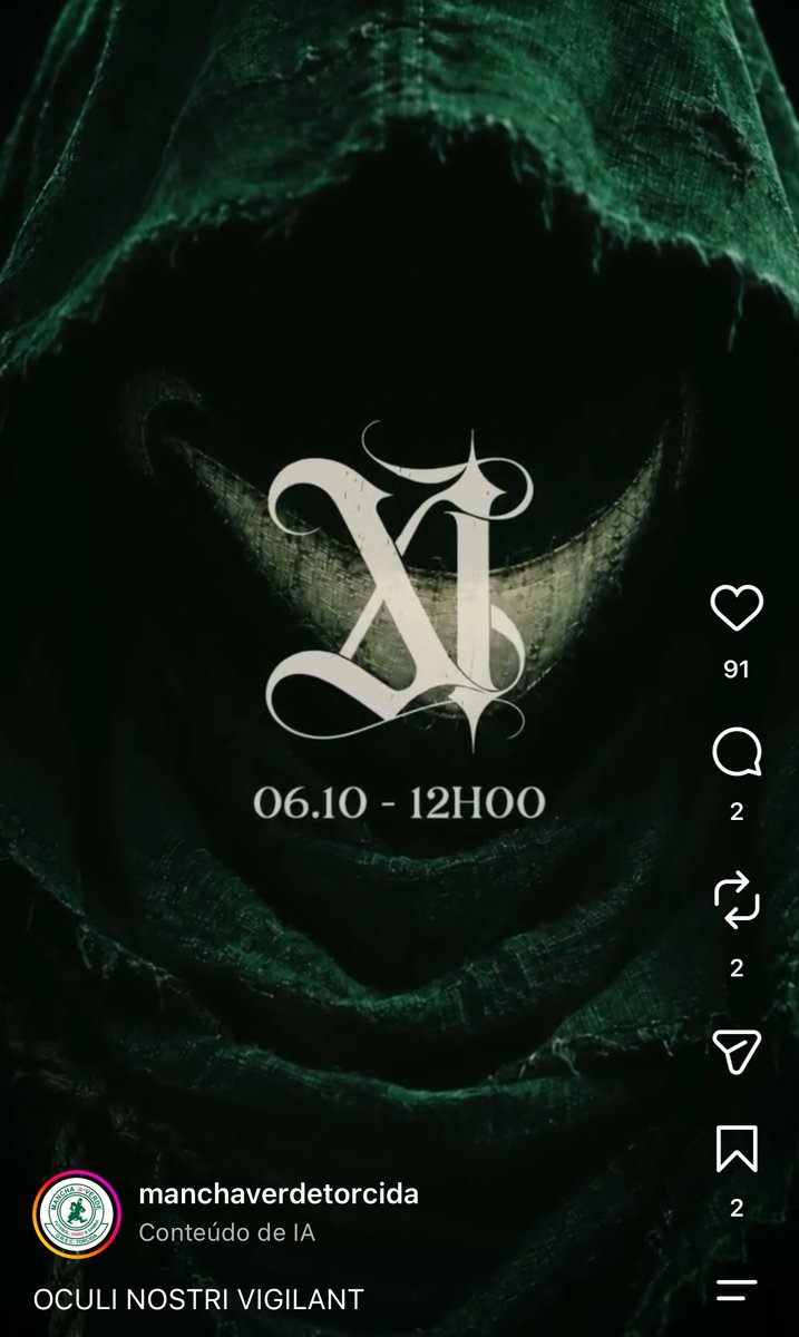 mmurilodias's tweet photo. 🚨🚨🚨

A Mancha Alviverde acaba de postar um vídeo com a seguinte legenda: “Oculi nostri vigilant”. Em tradução: “Nossos olhos estão vigiando”.

No vídeo, Abel Ferreira parece estar tendo um pesadelo.

Além disso, a data de amanhã com o horário do meio dia. https://t.co/qetFQyQgmI