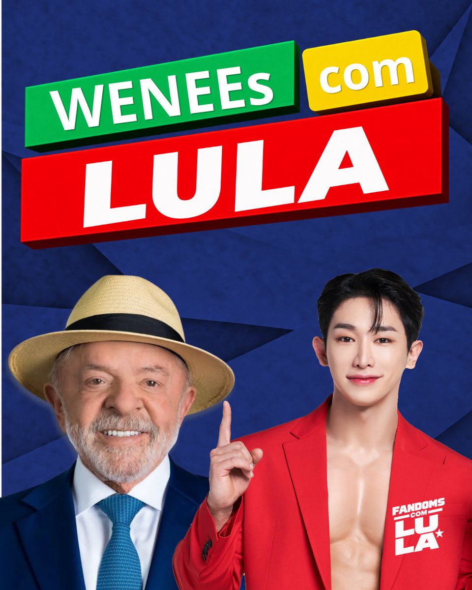 Wonho_Brasil's tweet photo. WENEEs, quem é neutro é shampoo!
Nós apoiamos @LulaOficial no segundo turno!

NÃO DEIXEM DE VOTAR!

#FANDOMSCOMLULA https://t.co/vkLe6mHASL