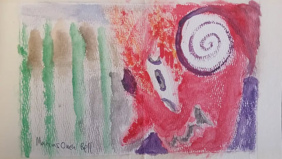 calmsurble's tweet photo. I waterpainted... #painting #waterpaint #animeart #marcusowenbell #marcusbell https://t.co/xUUEQ1bqlq