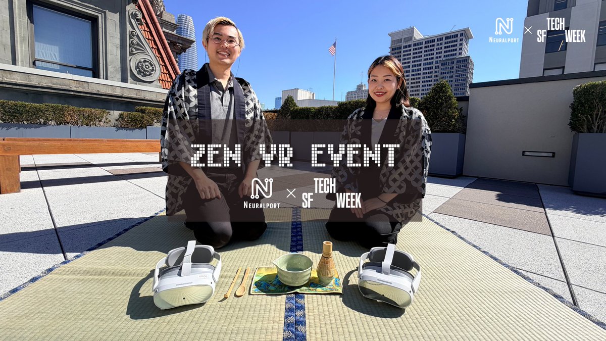 xranna000's tweet photo. What happens when you give your brain a moment to recover? 🧠✨
Today in #SanFrancisco, we’re welcoming people to experience a few minutes of disconnection from the noise — and explore what happens next.
Pause. Reset. Experience NeuralPort.
@a16z @techweek_
#ZENVRbrainRecovered https://t.co/JjLC01MUsq