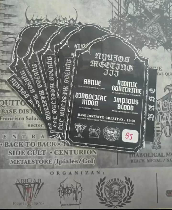 MissShadow13_6's tweet photo. Boletas disponibles 30 USD https://t.co/I8LtEc4BQb