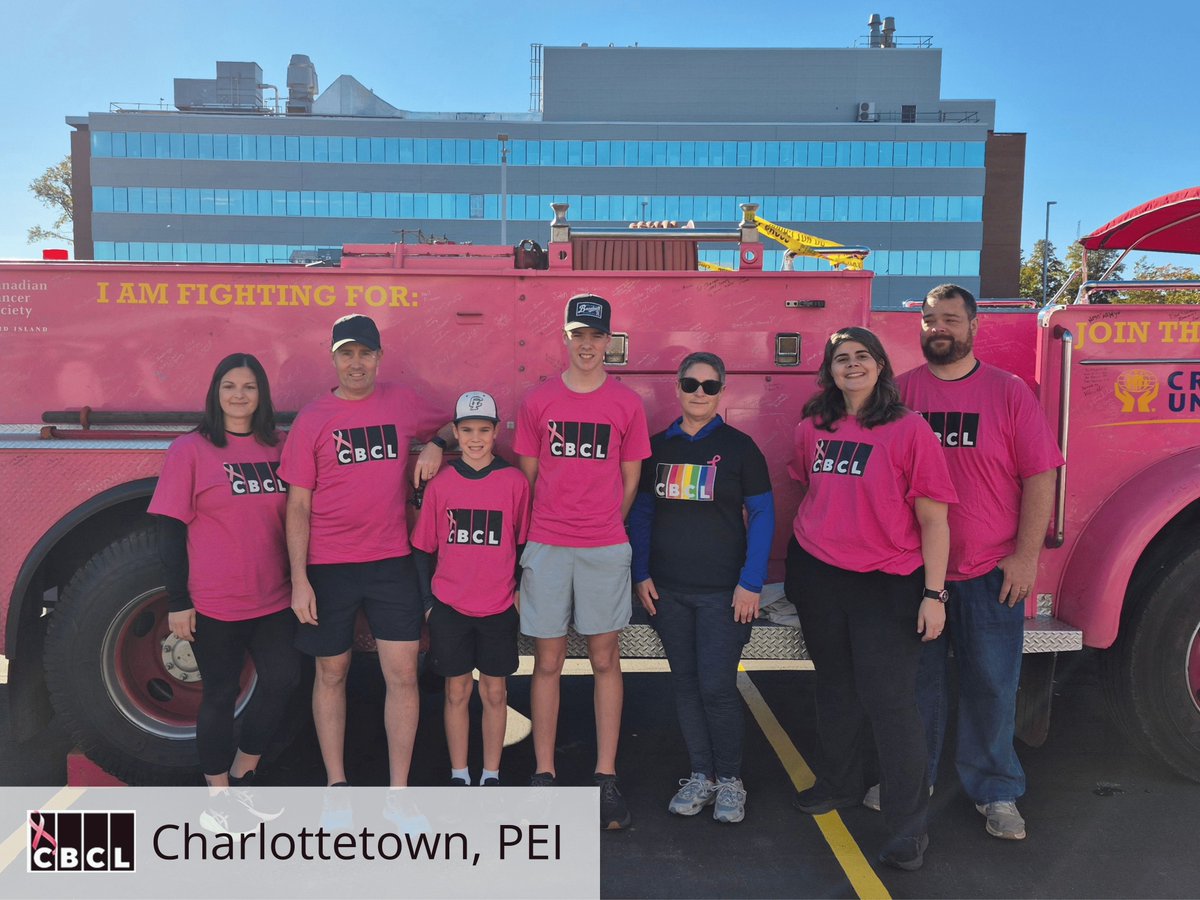 cbcllimited's tweet photo. The CBCL team was proud to lace up and participate in the CIBC Run for the Cure, joining thousands across the country in support of breast cancer research and care. Thank you to everyone who walked, ran, donated, and helped raise awareness! ๐ #RunForTheCure #CBCLToday https://t.co/KlW5tdPbOB
