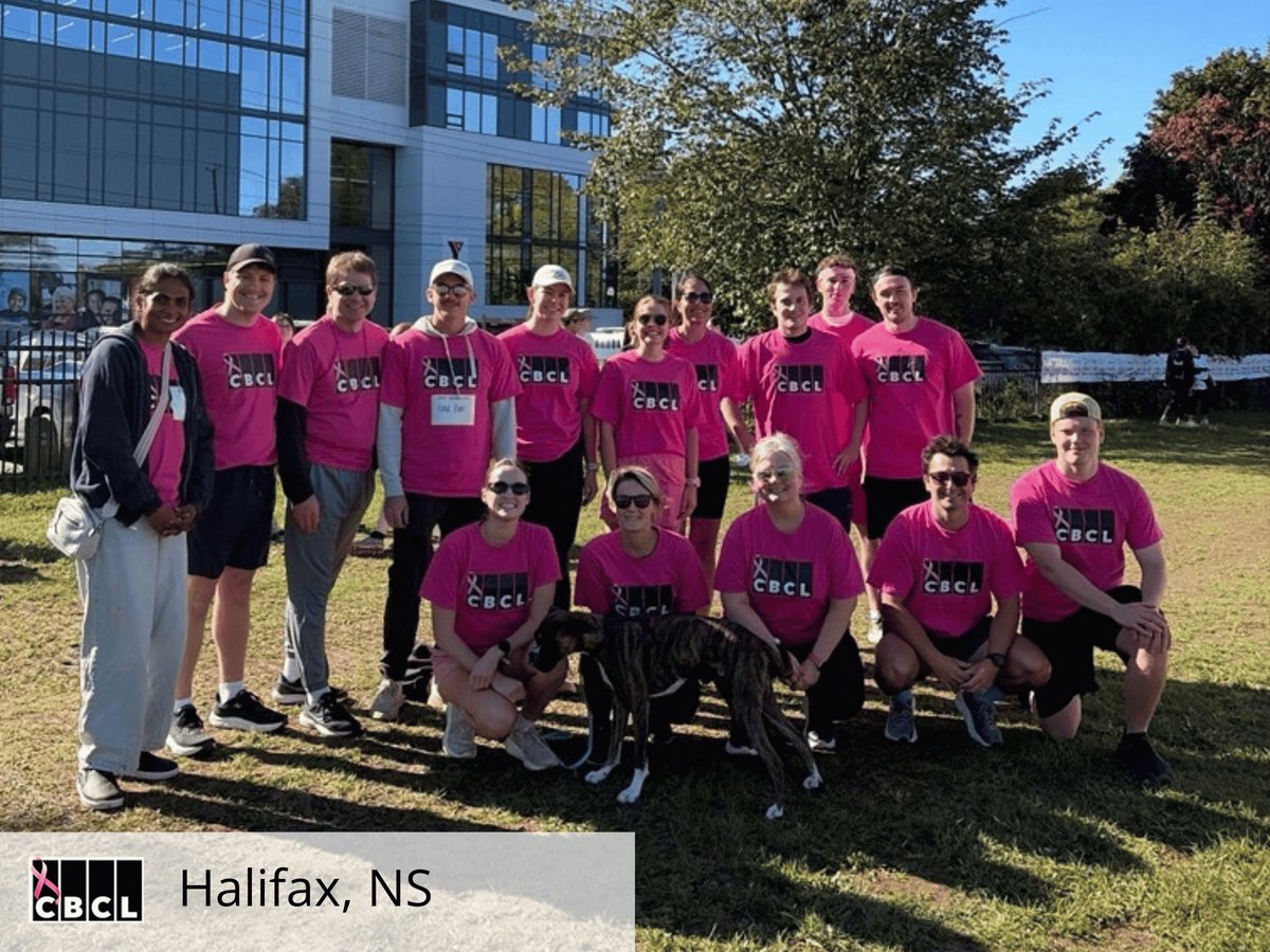 cbcllimited's tweet photo. The CBCL team was proud to lace up and participate in the CIBC Run for the Cure, joining thousands across the country in support of breast cancer research and care. Thank you to everyone who walked, ran, donated, and helped raise awareness! ๐ #RunForTheCure #CBCLToday https://t.co/KlW5tdPbOB