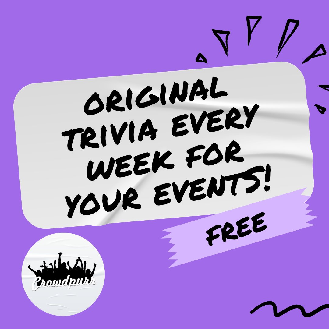 crowdpurr's tweet photo. 🎃 Our trivia lineup is looking frightfully fun! 🧟‍♀️ From the undead in cinema to dream destinations and more, our new weekly games are hauntingly good.

Play them in the #trivia library 👉️ https://t.co/j7Q53AHqwM

#ZombieMovies #BucketList #OuijaBoards #Architecture #TriviaGame https://t.co/ghQF19SV33