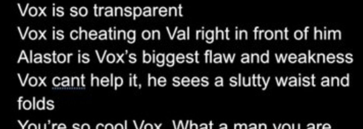 Weeblez_Wobblez's tweet photo. GET OUT
They just confirmed Alastor does have a slutty waist 💀 https://t.co/HnTvx5sLhG