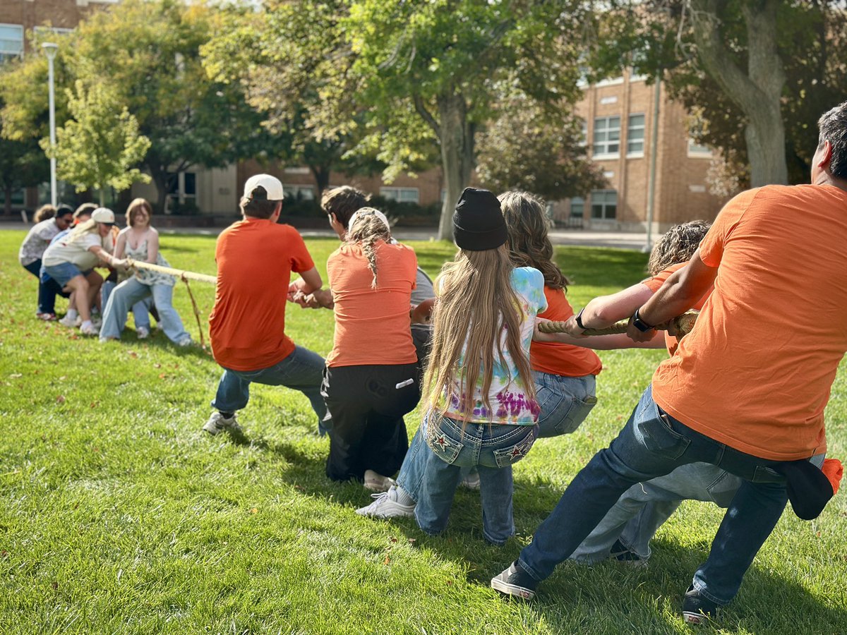 IdahoStateU's tweet photo. #Homecoming Week has entered the chat ๐งก๐พ๐
What a great start to an amazing week. Weโll see you all at the next event ๐ซก https://t.co/LcclxpHvDM