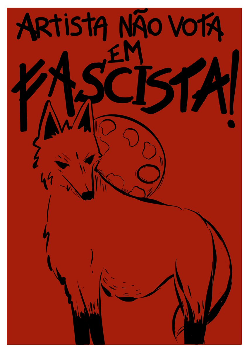 HopeAlecrim's tweet photo. Artista não vota em fascista! https://t.co/hIY3kz2vVU