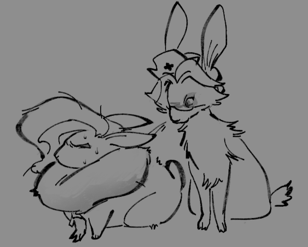 sebbiknees's tweet photo. i got my bad ass fat bunny a friend and shes been taking her medicine more often as a result !!! https://t.co/d90TYFGwjL