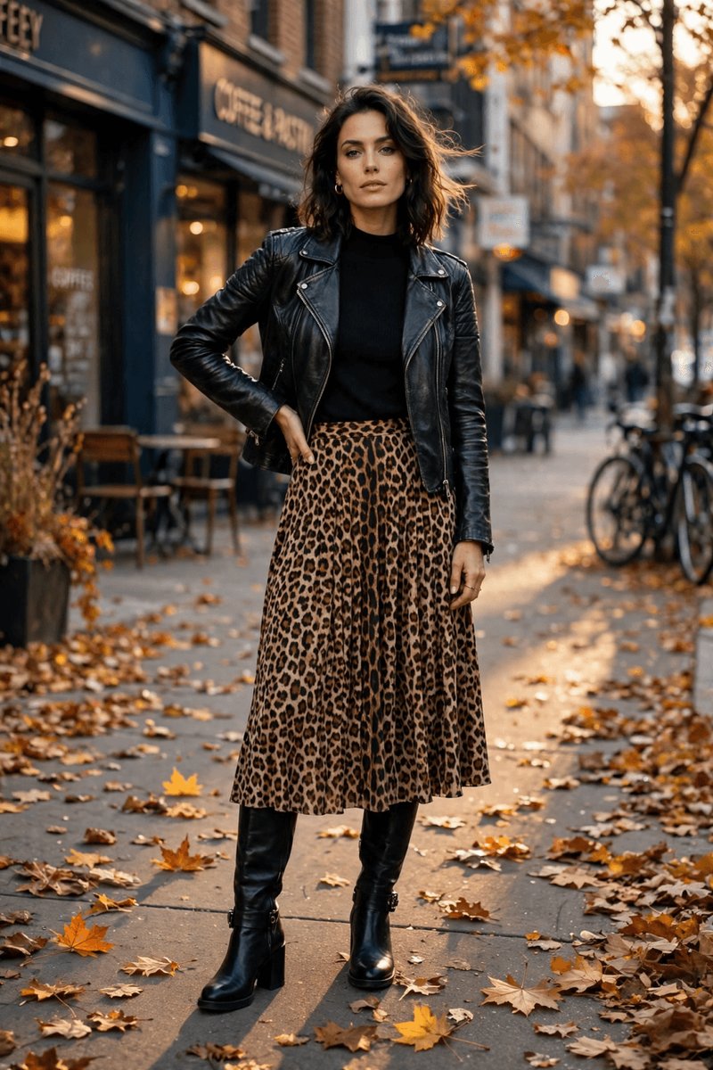 kristavmarx's tweet photo. Monday uniform: leather jacket, high boots, and a little animal print attitude 🖤🍂

Which one's your vibe — 1, 2, or 3?

#FallStyle #LeatherJacket #AnimalPrint #FallFashion #SiouxFalls https://t.co/6fHkt2Euw0