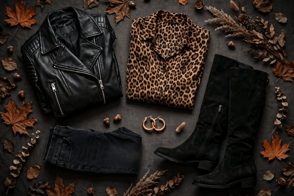 kristavmarx's tweet photo. Monday uniform: leather jacket, high boots, and a little animal print attitude 🖤🍂

Which one's your vibe — 1, 2, or 3?

#FallStyle #LeatherJacket #AnimalPrint #FallFashion #SiouxFalls https://t.co/6fHkt2Euw0