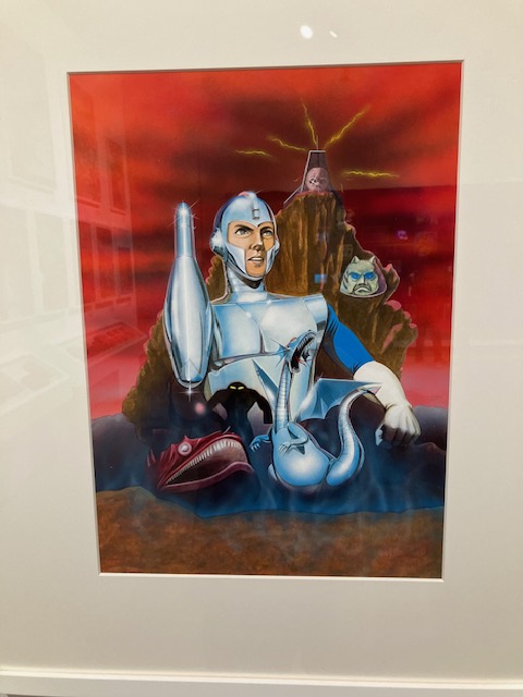 ryuoumaru2099's tweet photo. @goku_hawk @akiman7 FF外失礼します、これカプコン展で原画が置いてあったので日本の方が描いたのでは？ https://t.co/cZnd7NZafQ