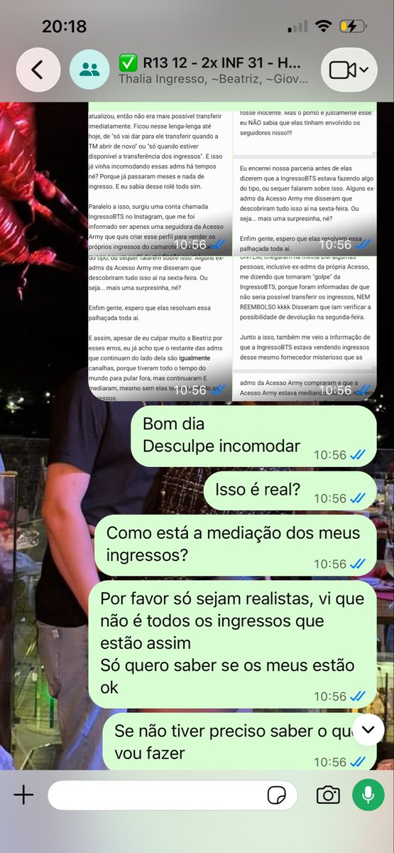 Hanninhazz's tweet photo. Se é pra expor? Vamos expor!!!!! 
Sou nova nessa rede social não sei mexer muito, também fui vítima do golpe da ArmyAcesso. 
Alegaram que não podem ressarcir o valor para pagamentos feitos no crédito.
#GolpeArmySafe https://t.co/SkCZFcjzS9