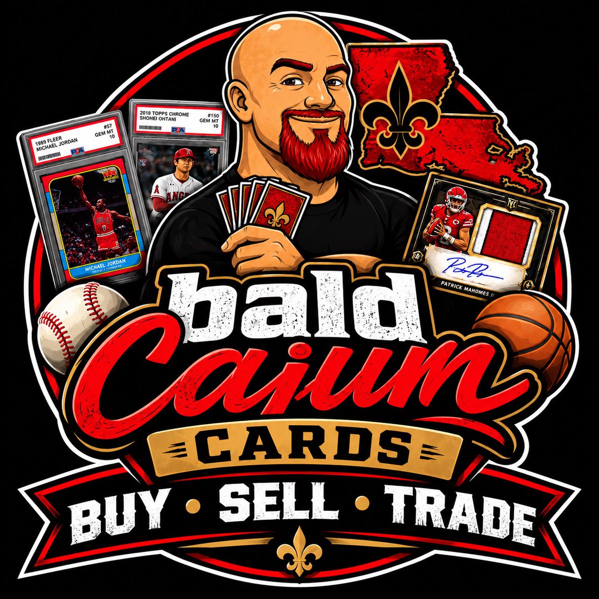 bald_cajun's tweet photo. Monday Night B/S/T 

- Post prices with pics
- Retweet for more 👀
- Links welcome
- Comment what your looking for
- Follow some people in the thread
- Spread the hobby
#thehobby #sportscard https://t.co/OuaXoTq9Ep