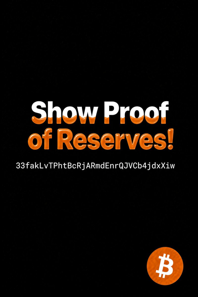 bitcoinwheel's tweet photo. @SimplyBitcoin Think it's time? - Show Proof of Reserves! (SPR) https://t.co/cAWQI71Hcb