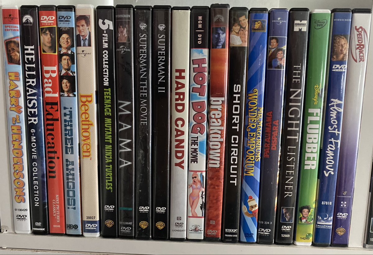 AbeTalkingBooks's tweet photo. Random DVD shelf shot

#movies https://t.co/LEz7Bm4QPY